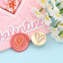 CYFUN DESIGN 1 PC Happy Birthday/With Love/Thank You Words Pattern Wax Seal Stamp Head NO Handle Detachable Sealing Stamp Stamp Head For Letter Invitation Card Wedding Gift Package Holidays,Back To School,School Supplies