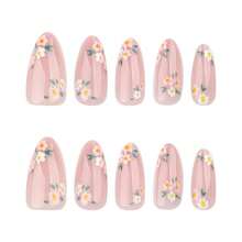 Glow HavenAlmond Press On Nails Medium Length Red White Blue Nails With Designs Cute 4th Of July Nails Press Ons Gel Glue On Nails Acrylic Glossy Full Cover Stick On Nails Independence Day Manicure - Style02 - View 11