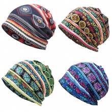 4pcs Unisex Outdoor Sports Cycling Fashion Headband, Unisex Sleep Cap Scarf 2-In-1