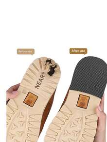 New Seasonal Shoe Protective Self-Adhesive Non-Slip Rubber Sole Repair Patches, Thick-Soled High Heel Shoe Non-Slip Protective Pads, Dress Shoe Silent Non-Slip Stickers - Durable Shoe Protection,Shoe,Spring Summer Picks,Brides Maid Gifts,Room,Bedroom Deccor,Bedroom Deccor,Beach,Travel,For Men,For Women,Vacation - Black - View 6