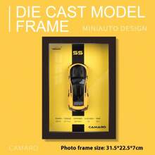 modelgt 1 pieza 31.5cm(L)X22.5cm(A)X7cm(H) Modelo de Coche de Carreras a Escala 1:32 en Aleación Metálica 3D, Decoración Mural de Arte Realista de Coche de Carrera, Exhibición de Coleccionista