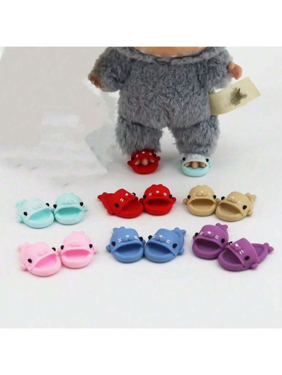 Compatible With Labubu For Labubu Doll Shoes Doll Canvas Shoes (Only