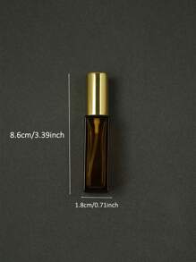 3 szklane butelki z rozpylaczem do perfum o pojemności 10 ml, różowe złoto, aluminiowe butelki z rozpylaczem, z możliwością ponownego napełnienia, doskonały wybór na prezent na Boże Narodzenie i Nowy Rok