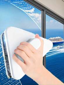 Magnetic Window Cleaning Tool, Double Sided Window Cleaner, Magnetic Window Cleaner For High Rise Buildings, Suitable For Glass Use, Car Glass Cleaning Tool Dual Sided Magnetic Window Cleaner, Single Pane Glass Cleaner For High Rise Buildings