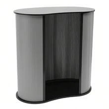 Counter Reception Desk Office Exhibition Stand Pop Up Podium Trade Show Table - Black - View 6