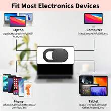 Tapa de privacidad para cámara de laptop y tableta, 9/6/3 piezas - Multicolor - Ver 5