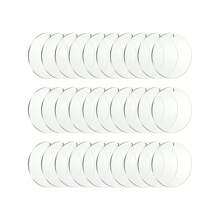 50pcs Acrylic Ornament Blanks,Round Circle Acrylic Blanks Bulk For Vinyl Clear For Wedding Seat Card Acrylic Discs Keychain With Hole For Engraving DIY Projects And Art Crafts