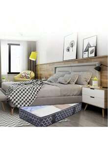 PVC Window Storage Bag, Non-Woven Fabric Gray Wardrobe Clothes Dustproof Moistureproof Storage Bag, Foldable Storage Box For Under Bed Quilt - Grey - View 7