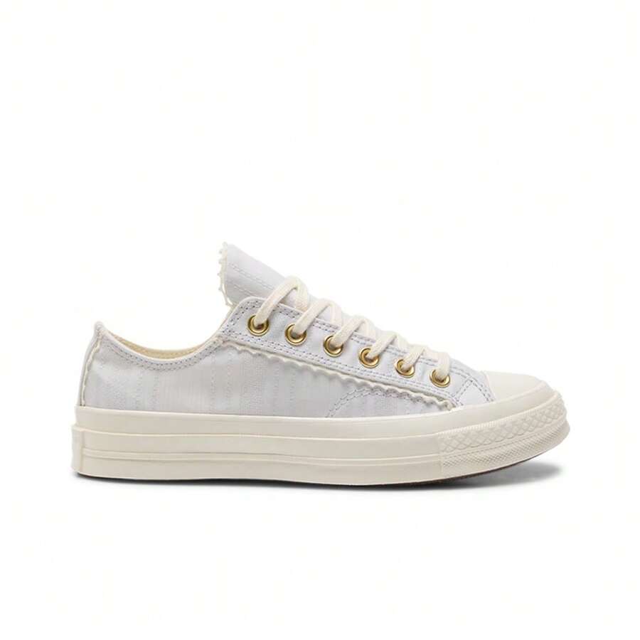 Converse 女士 Chuck Taylor 70S SEASONAL 帆布低帮运动鞋 A13007C