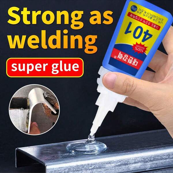 [Hochleistungsklebstoff] 1/2 Stück Super Klebstoff mit Tropfer, Hochleistung, trocknet klar, wasserdicht, temperaturbeständig, perfekt für Basteln, Reparaturen und DIY Super Kleber, Holzleim, Nagellack, Schuhkleber, Bastelkleber