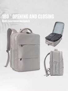 1 Piece Intelligent Vacuum Compression Large Capacity Lightweight Backpack Efficiently Saves Space And Protects Items Multifunctional Travel Backpack Luggage Bag/Outdoor Backpack Suitable For Hiking, Camping, Vacation, Business Trips And Daily Commuting For Men And Women Travel Essentials Travel Accessories Travel Bag Vacation Holiday Back To School School Stuff Packing Cubes Dorm Room Essentials College - Multicolor - View 17