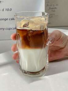 1 Stück unregelmäßig verdrehter Glassbecher, asymmetrischer nordischer Stil transparenter Kaffeebecher, geeignet für Zuhause oder Büro, passend für tägliche Zusammenkünfte, Geschenkbecher, Universalbecher, multifunktionaler Becher, Reiseessential, Sommeressential, tolles Geschenk, Halloween Geschenk, Weihnachtsgeschenk, Weihnachtsdekoration, Valentinstag