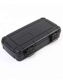 5pcs Cigar Box Business Travel Outdoor Shockproof Humidifier Storage Box, Moisture-Proof, Airtight - Black - View 3