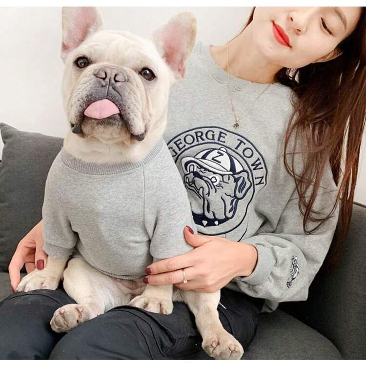 Pet Sweatshirts & Hoodies - xám - Xem 4