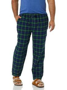 Essentials Men's Flannel Pajama Pant - Blanco y Negro - Ver 4