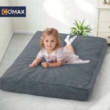 Bean Bag Chair For Kids 8-12, Toddler Beanbag Bed Corduroy, Convertible Child Bean Chair To Floor Mattress With Filler, Kid Reading Comfy Lounge Couch For Boys And Girls Bedroom, Grey - 深灰色 - 查看 9