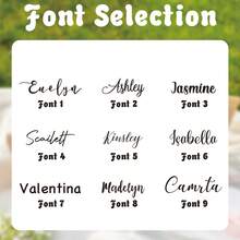 个性化字母名字编织亚麻手提袋 - 伴娘手提袋 - 可重复使用的礼品袋 - 适合搭配婚礼派对礼物 - 婚礼当天、春季郊游、度假、购物时赠送伴娘礼物，以及节日送给妈妈和家人的精美礼物