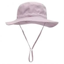 1 pezzo Cappello da sole per bambini in tinta unita, traspirante, protezione solare, cappello da spiaggia in tessuto leggero per uso esterno quotidiano - A - Visualizzare 17