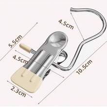 Grucce con clip per appenderee pantaloni e gonne, morsetti pratici per riporre gli indumenti, mollette per appendere i vestiti in casa
