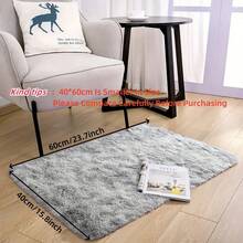 1 Set de alfombras para sala de estar, dormitorio, alfombras de área, alfombras individuales con efecto tie-dye esponjoso, alfombras modernas suaves y mullidas para decoración de habitaciones, alfombras esponjosas para dormitorio, hermosos regalos para cumpleaños, graduación y regreso a clases, decoración de baño y cocina, alfombra de cocina