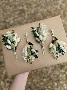 迷你干花花束，花瓶装饰迷你干花，节日礼物，花瓶插花，婚礼中心装饰，DIY鲜花，波西米亚风迷你花束，秋季装饰