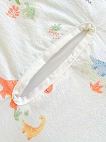 1 件装加厚腹部保暖防踢毯袋，卡通恐龙印花双面多功能幼儿睡袋，适合身高 100 厘米/120 厘米/150 厘米以下