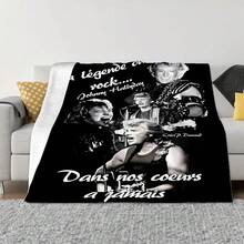 Johnny Ali Printed Flannel Blanket - Patterned Flannel Blanket, Suitable For Home, Office, Car And Camping. Soft & Comfortable, Warm & Cozy, All Seasons, Perfect Gift For Nap And Throw Blanket