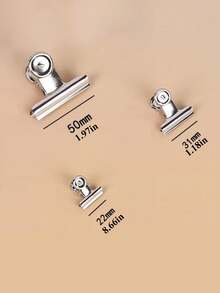 6pcs Food Bag Sealing Clips, Reusable Heavy Duty Clips, Multipurpose Air Tight Seal Clip, For Office, School And Home Kitchen, Home Organizers And Storage, Home Accessories - Silver - View 9