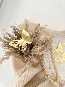 个性化亚克力镜面标签、蝴蝶派对礼品标签、回礼标签、洗礼礼品标签、感谢礼品标签、生日回礼标签