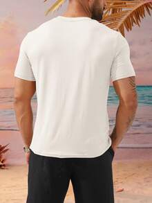 定制男士 T 恤，输入您的文字/祝福/有趣的引语，上传您的照片/朋友/伴侣照片以创建自己独特的白色 T 恤，节日礼物，周年纪念礼物，企业团队服装，万圣节服装，送给他的礼物，夏季/秋季男士圆领短袖 T 恤，派对，夏季男士白色短袖