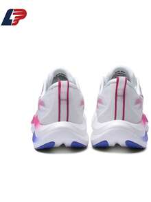 LPMX 1 双女式跑步鞋耐磨运动鞋健身房足弓支撑透气轻便舒适坚固支撑碳板步行训练系带低帮鞋适合徒步训练 - 粉色 - 查看 11