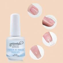 GELPOLISH 15ml 纖維橡膠底膠指甲底膠 - 無色 - 查看 3