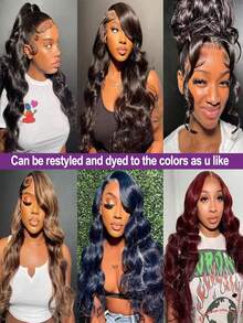 Body Wave 360 Full Lace Human Hair Wig With Breathable Inner Net Design Lace Frontal Wig For Women 360 Lace Front Wigs Natural Look Versatile Styling Options 150% Density
