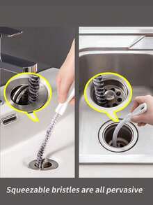 1/2/3/10pcs Drain Cleaning Tool For Sink, Kitchen, Shower - Hair Catcher/Drain Clog Remover