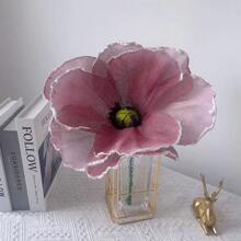 1 Peça Flores de Papoula Artificiais para Decoração, Papoulas Falsas Realistas DIY, Decoração de Casamento, Casa e Festa, Hastes Florais Leves
