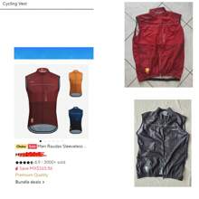 RAUDAX 1 pièce Gilet de cyclisme coupe-vent léger et portable, unisexe, sans manches, pour l'automne