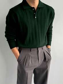 男士时尚商务休闲高领毛衣，秋冬款