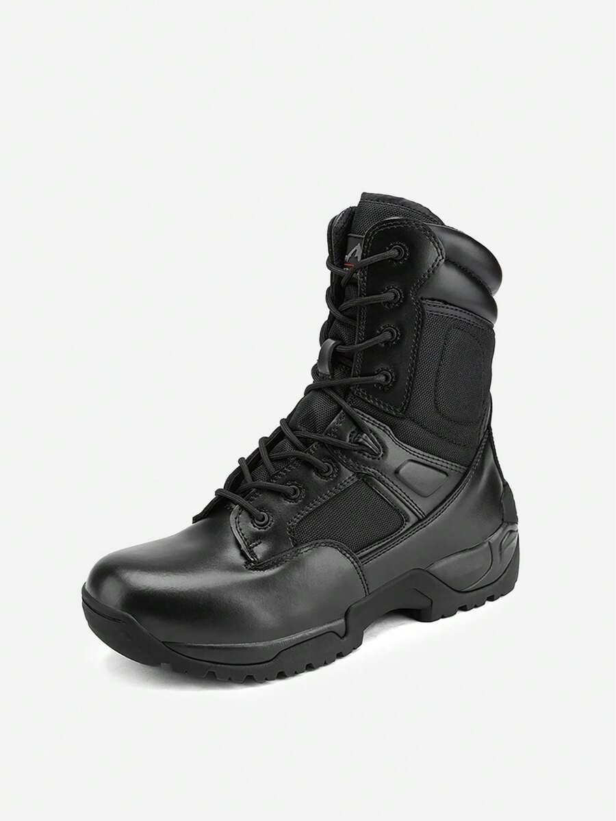 Men's Military Tactical Work Boots Hiking Motorcycle Combat Bootie