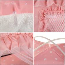 Princess Bed Tent House - Cute Tent Indoor,Small Dog House Indoor/Outdoor Cave Nest Bed Small Dog Tent,Puppy Tent (15.X15.X14.5/Pink)