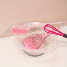 4 piezas Juego de accesorios para el peinado con brillo, peine para teñir el cabello, cepillo para teñir con aceite, cepillo de perlas falsas transparentes de un solo lado, paleta para mezclar tinte, recipiente para mechas, esenciales para la vuelta al colegio, vacaciones y viajes, accesorios para el cabello de mujer, cepillo para el peinado hacia atrás, accesorios de barbería, secador de pelo, cabello, barbería, herramientas para el cabello, productos para el cabello, secador de pelo, cabello, accesorios, productos para el cabello, herramientas para el cabello, cosas para el cabello, cuidado del cabello, cepillo para cabello rizado, barbería, accesorios de barbería, equipo de peluquería, esenciales de viaje, esencial de viaje, peinado, peluquería, cabello, viaje, productos para el cabello, herramientas para el cabello, cosas para el cabello