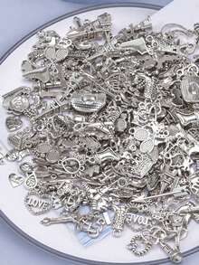 Bright Gold Color Random Mix 100pcs Or 20pcs. Starfish Hasama Butterfly Metal DIY Pendant Charm For Jewelry Making Accessories