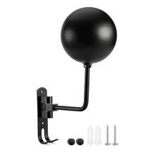 Motorcycle Bicycle Helmet Rack Wall Mount Motorbike Holder Hat Display Stand - Black - View 10