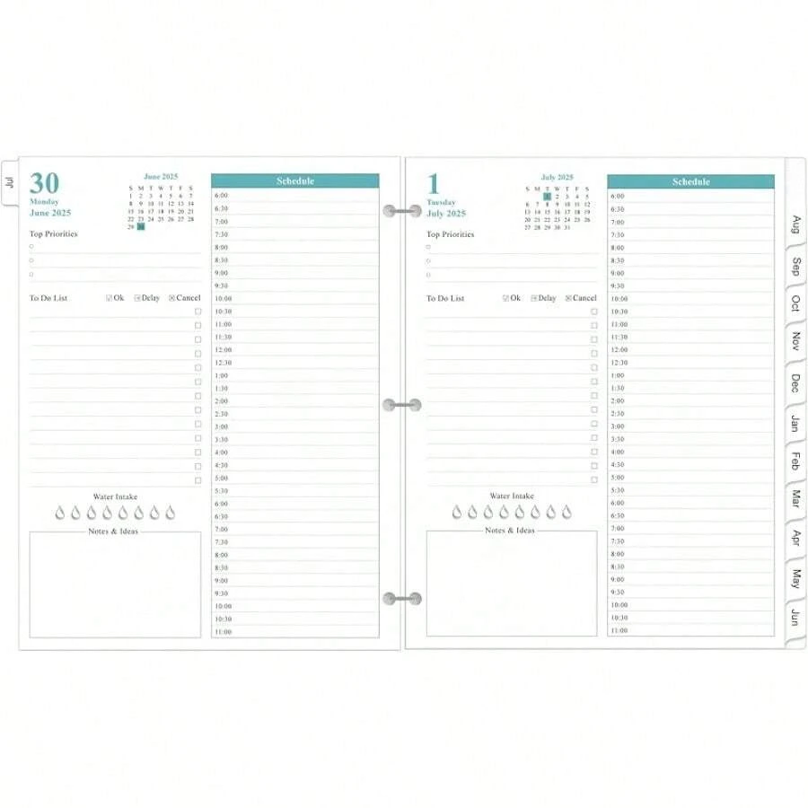 2025-2026-planner-refill-one-page-per-day-3-hole-daily-monthly