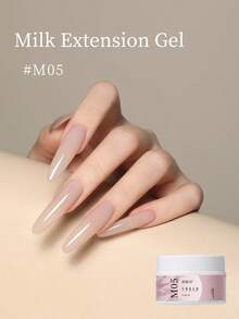 18ML Quick Extension Gel Nail Polish Nude Milk White Color Finger Prolong Acrylic Crystal Construction Hard Gel Varnish - 彩色 - 查看 13