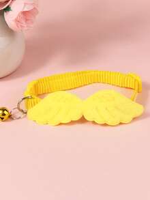 1/5 chiếc Vòng cổ cho thú cưng hình chuông có cánh dễ thương kèm kẹp dây xích, Trang trí vòng cổ cho chó mèo có thể điều chỉnh - Nhiều màu - Xem 6