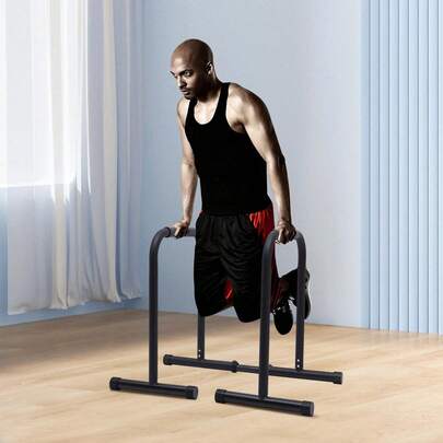 Portable Calisthenics Dip Station For Home Workouts - Adjustable Height, Compact Design, Durable Steel Construction, Ideal For Strength Training Anywhere