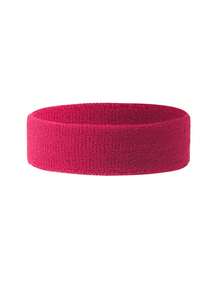 1 Pack Thin Terry Cloth Headband, Wristband Set, Sweatbands Athletic Hair Soft Headband For Women, Men, Basketball, Football, Soccer, Terry Cloth Athletic Hairband For Exercise