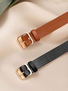 2件时尚百搭小扣儿童腰带