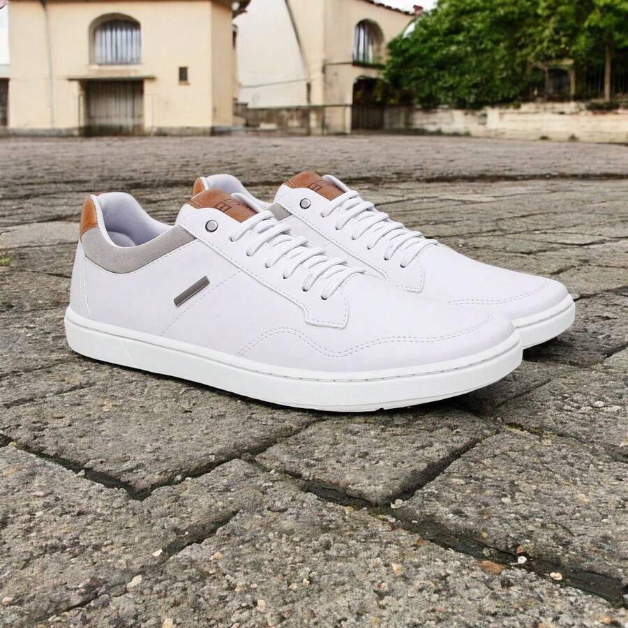 Men's Casual Urban Sneakers Style Elegance And Practicality - 白色 - 查看 1