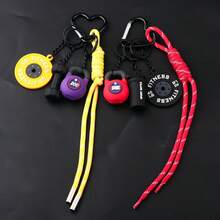 3DMini 哑铃健身壶钥匙扣 男女时尚包挂件 健身爱好者运动员包车钥匙装饰礼物 适合送给男朋友和父亲的有趣礼物 背包装饰